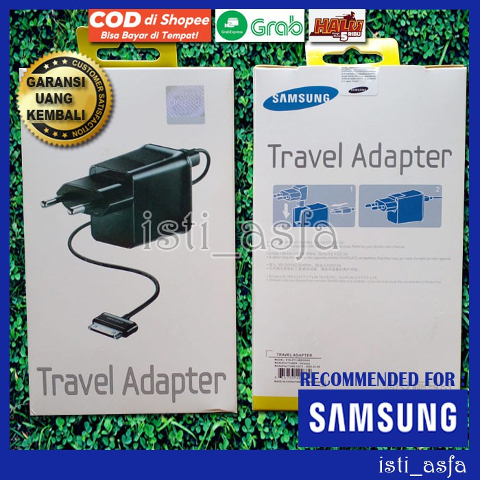 Travel Charger untuk Tablet Samsung Galaxy Tab GT-P1000 SGH-I987 SCH-I800 SPH-P100 SGH-T849 GT-P6200