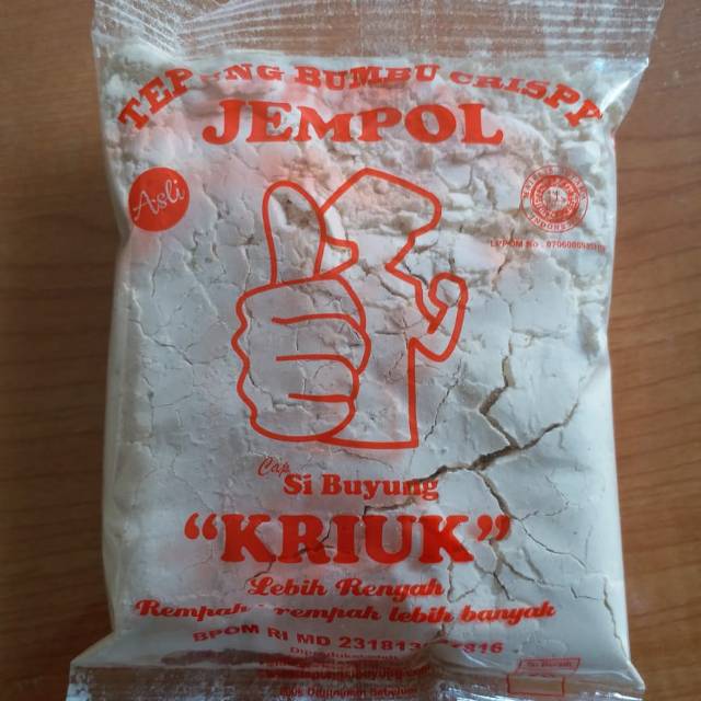 

Tepung bumbu crispy jempol cap si buyung