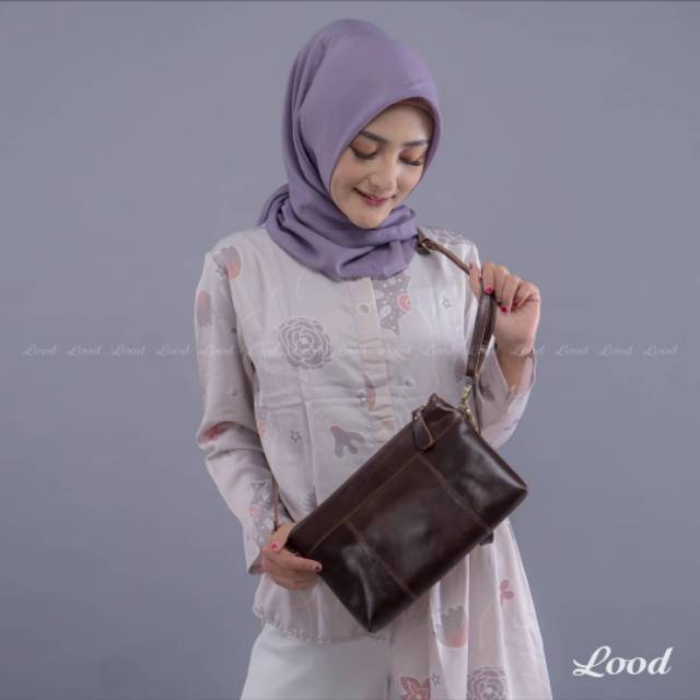 TAS SELEMPANG WANITA KULIT ASLI ORIGINAL 100% FREESIA  SLING BAG - GRATIS UKIR NAMA