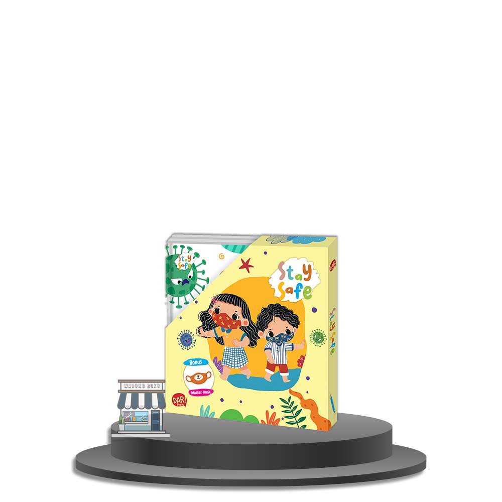 BUKU PAKET DONGENG CERITA ANAK TEMA DIRUMAH AJA STAY SAFE CORONA ANAK TK PAUD