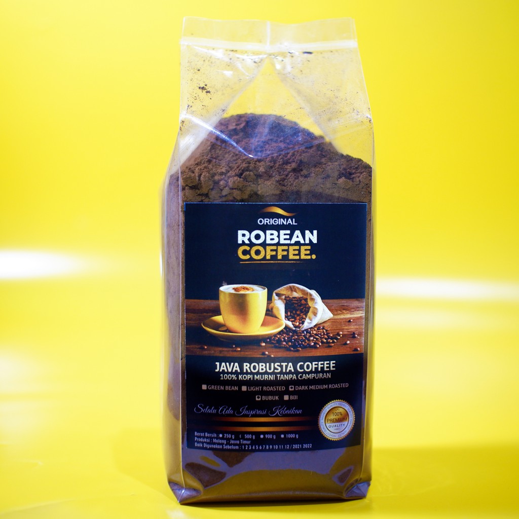 

Kopi Bubuk Java Robusta 250gram. Kopi Murni Tanpa Campuran