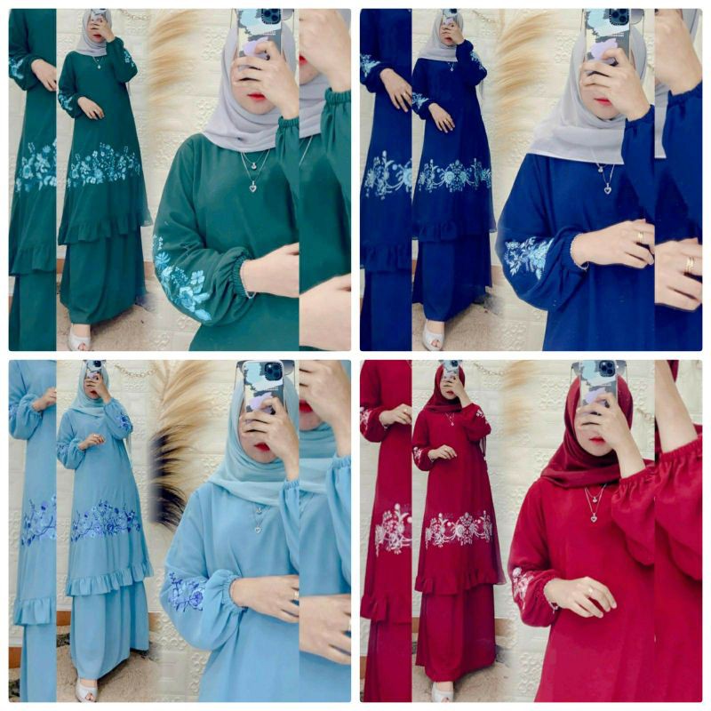 DRESS MALAYSIA/GAMIS MELAYU BORDIR