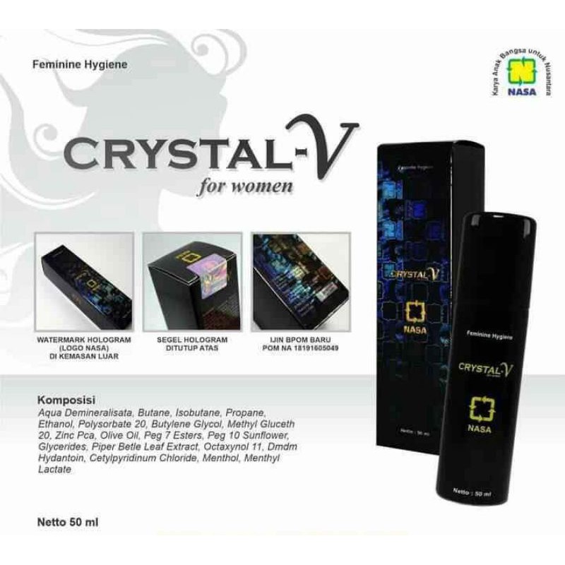 CRYSTAL V SPRAY FEMININE HYGINE