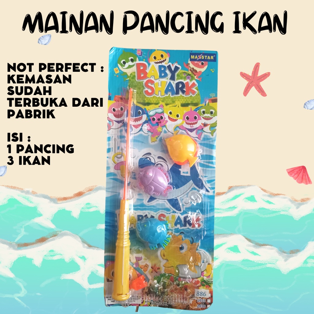 ( Not Perfect ) Mainan Pancing Fishing Game ikan