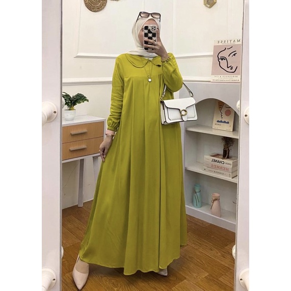 FELICIA DRESS | GAMIS RAYON | MAXI DRESS | GAMIS | GAMIS POLOS | GAMIS KERAH | DRESS POLOS