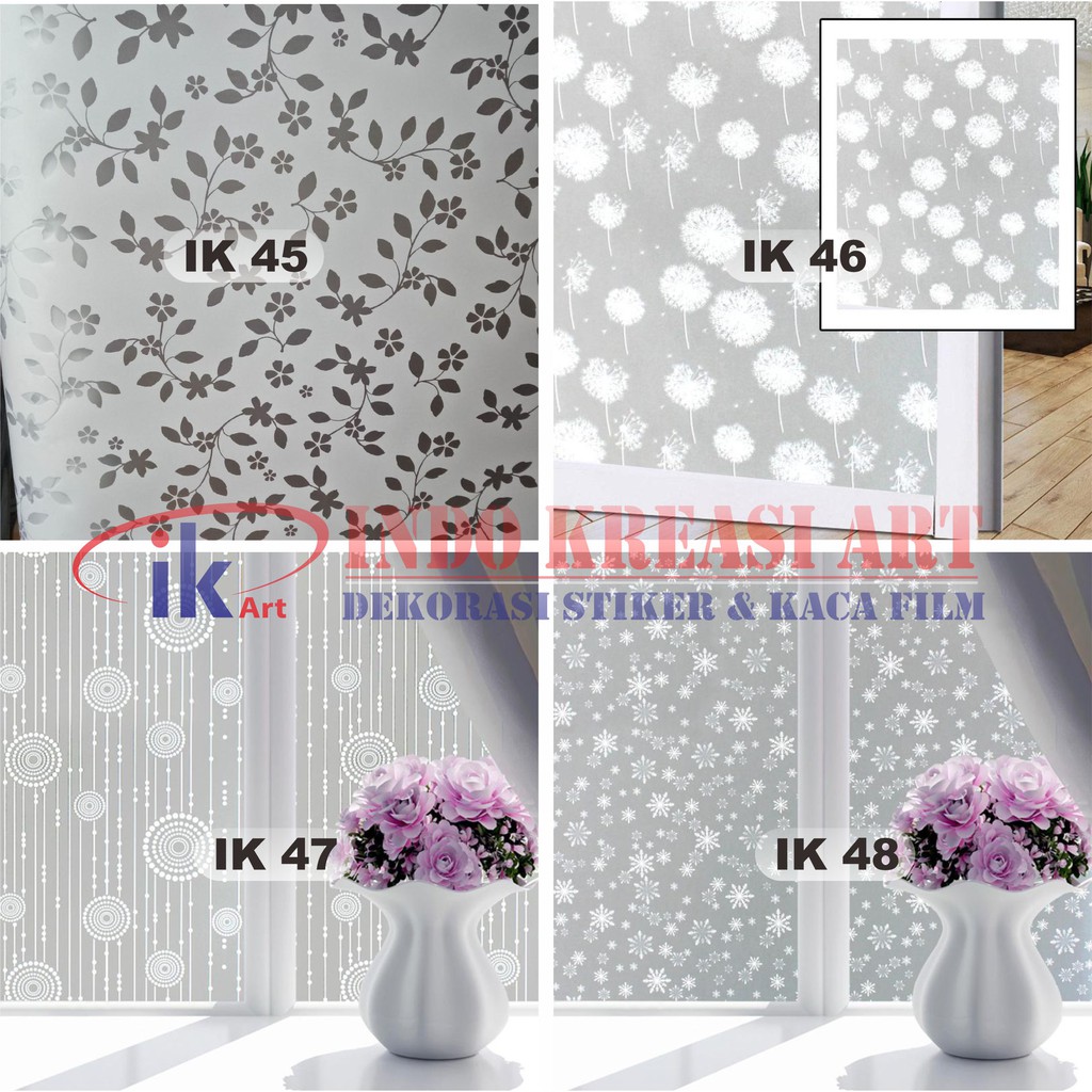 STIKER KACA STICKER KACA MOTIF 122 TERMURAH KACA FILM MOTIF PELAPIS KACA JENDELA