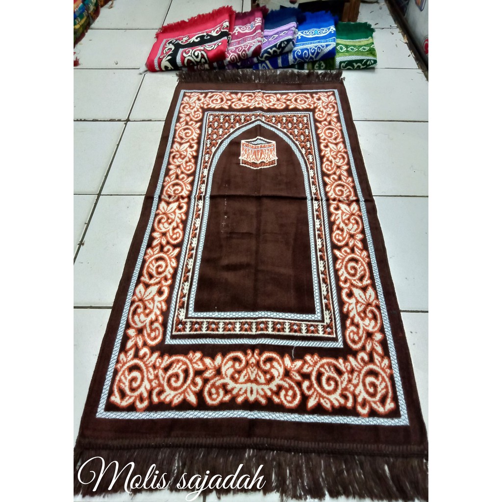 New produk Sajadah Turki turkey Bulu tebal ukuran Tanggung/midi 55x110 souvenir haji dan umroh