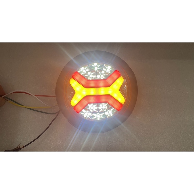 Stop Lamp lampu Belakang truk 24 Volt Model Bulat X