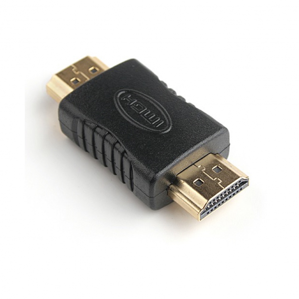 DERAJATMM | CONNECTOR HDTV STANDART MALE TO MALE BEST 180 DERAJAT (BLACK)