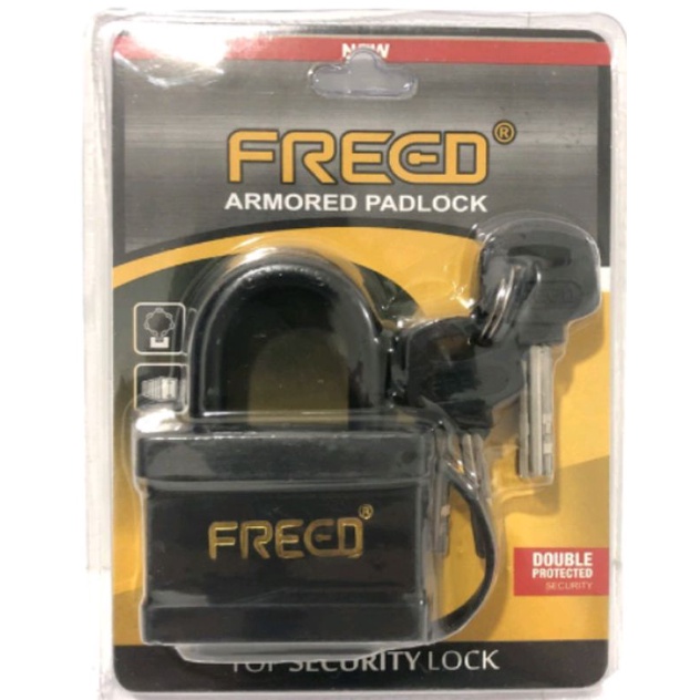 kunci gembok leher pendek gembok anti air leher panjang anti karat 40mm 50mm 60mm hitam bagus berkua