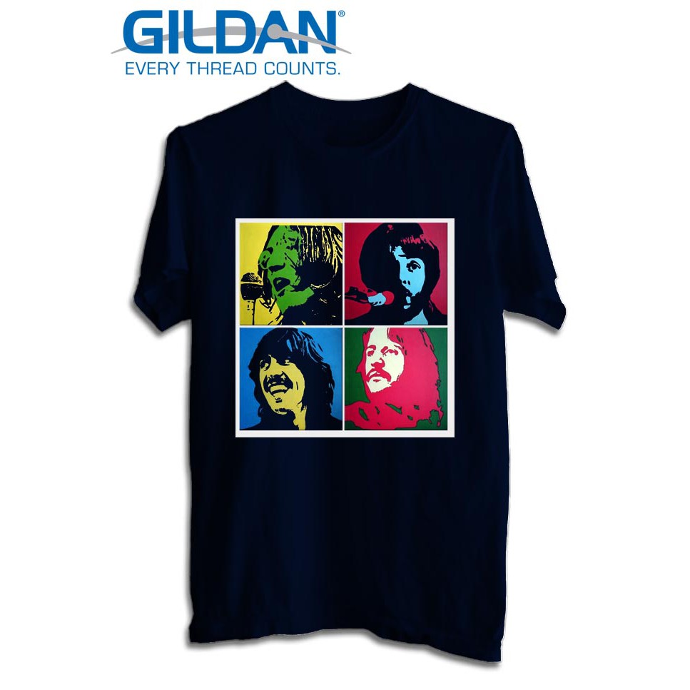 KAOS BAND THE BEATLES TSHIRT ORIGINAL GILDAN SOFTSTYLE 21