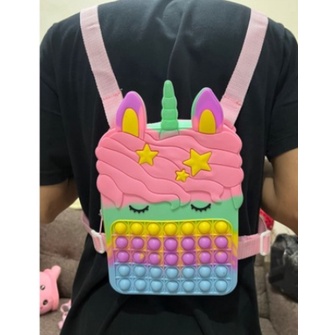 Tas Pop It Ransel Karakter Unicron Dan Boneka Murah