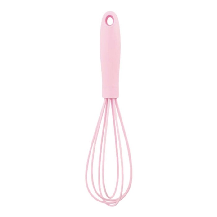 U109 Full Silicone Pengocok Telur Adonan Mixer Baking Whisk Egg Beater