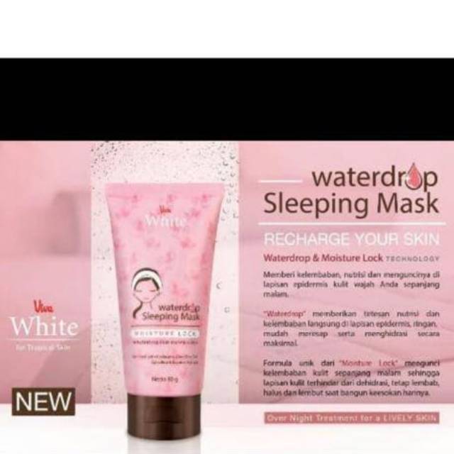 Viva White Waterdrop Sleeping Mask 80 gr