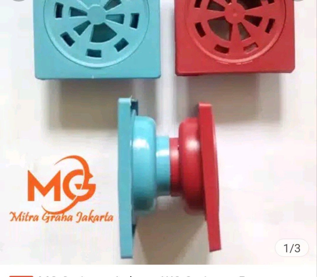 Mg Saringan Lubang Wc Saringan Penutup Kamar Mandi / Air Got Pvc Plastik Floor Drain Plastic