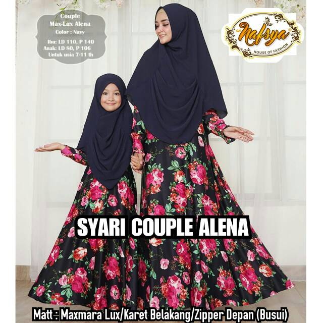 SYARI COUOLR ALENA IBU DAN ANAK