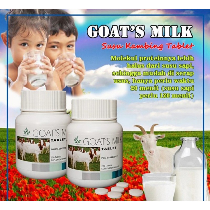 

Goat Milk Tablet Susu kambing