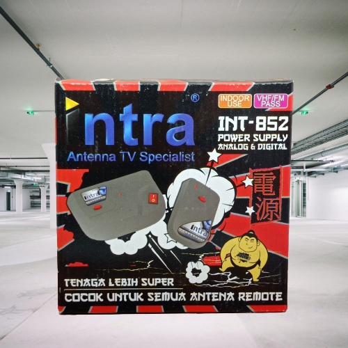 Power Supply INTRA INT-852 - Booster Dan Remote Digital / Analog Antena TV
