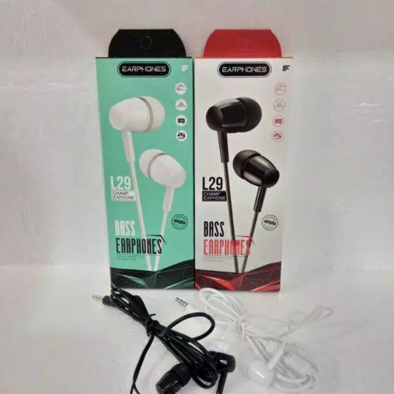 HEADSET L-29 BASS HANDSFREE EARPHONE L-29 BASS