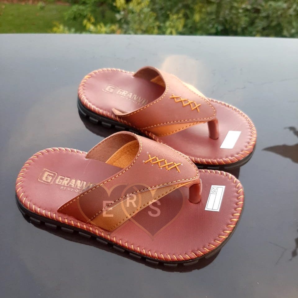 TOKOERS SDLD12 Sepatu Sandal Pria Laki Laki kulit PU