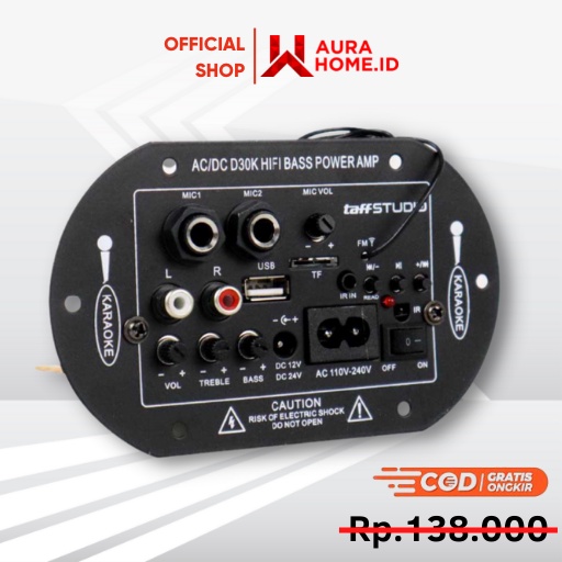 Amplifier Board Audio Bluetooth Subwoofer DIY 35W / Amplifier Board Audio Player Karaoke Bluetooth U