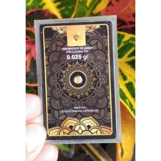 Minigold Logam Mulia 0,025 gram