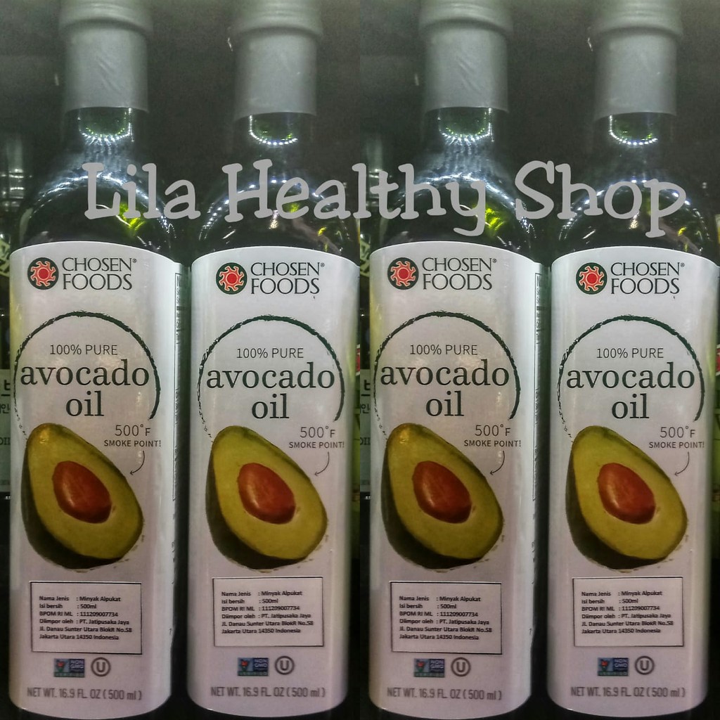 

CHOSEN FOODS PURE AVOCADO OIL ( MINYAK ALPUKAT )500ML