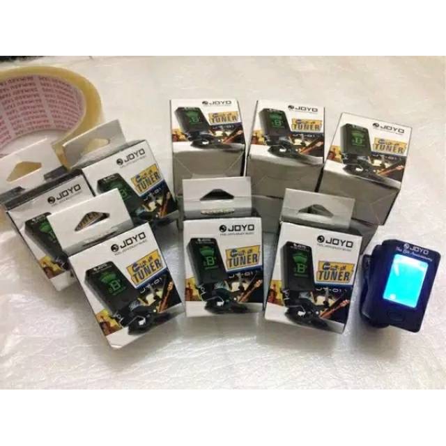 Chromatic Tuner Jepit JOYO Gitar Bass Ukulele Violin Efek Gitar Tuner JOYO