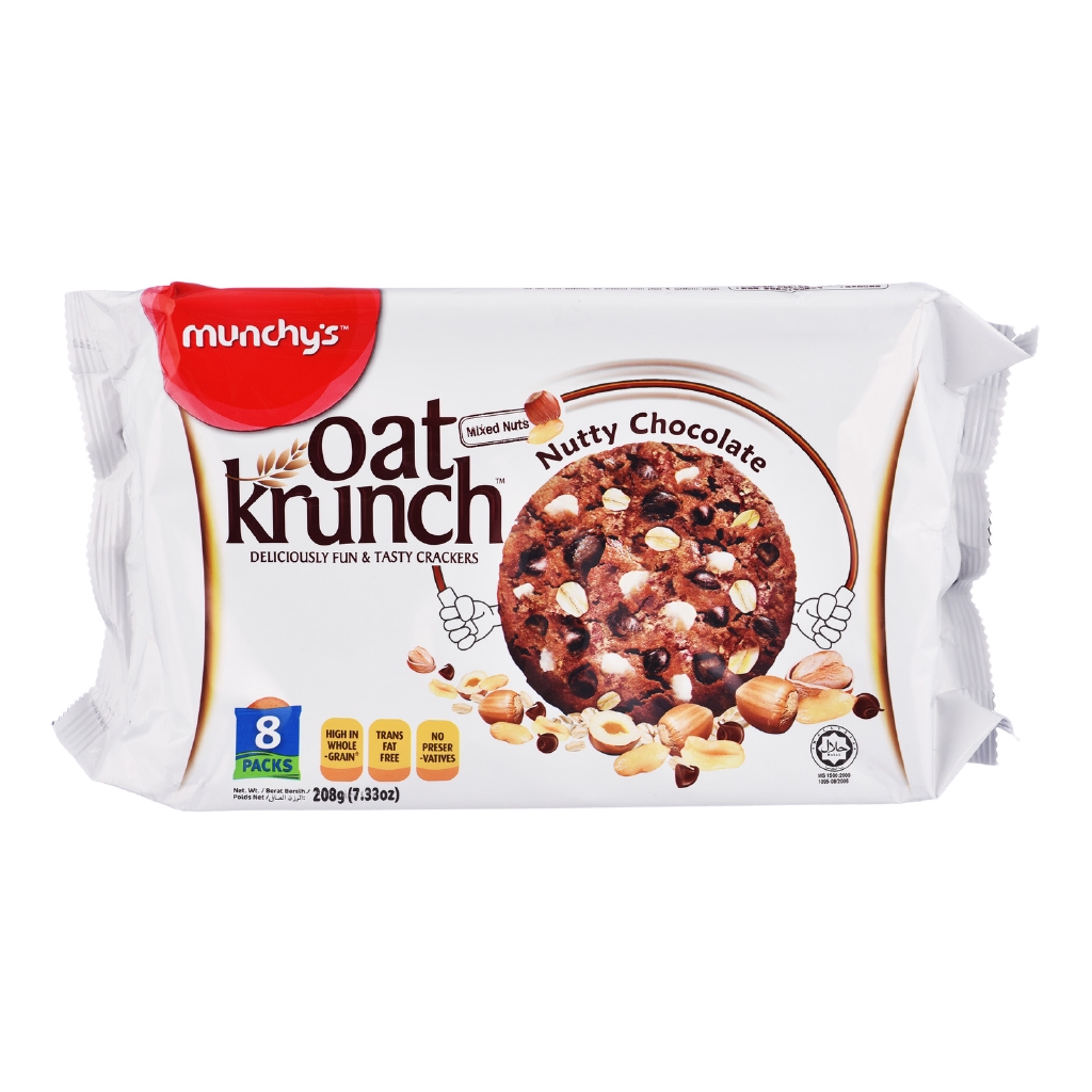 

MUNCHYS OAT KRUNCH NUTTY CHOCOLATE 208 G