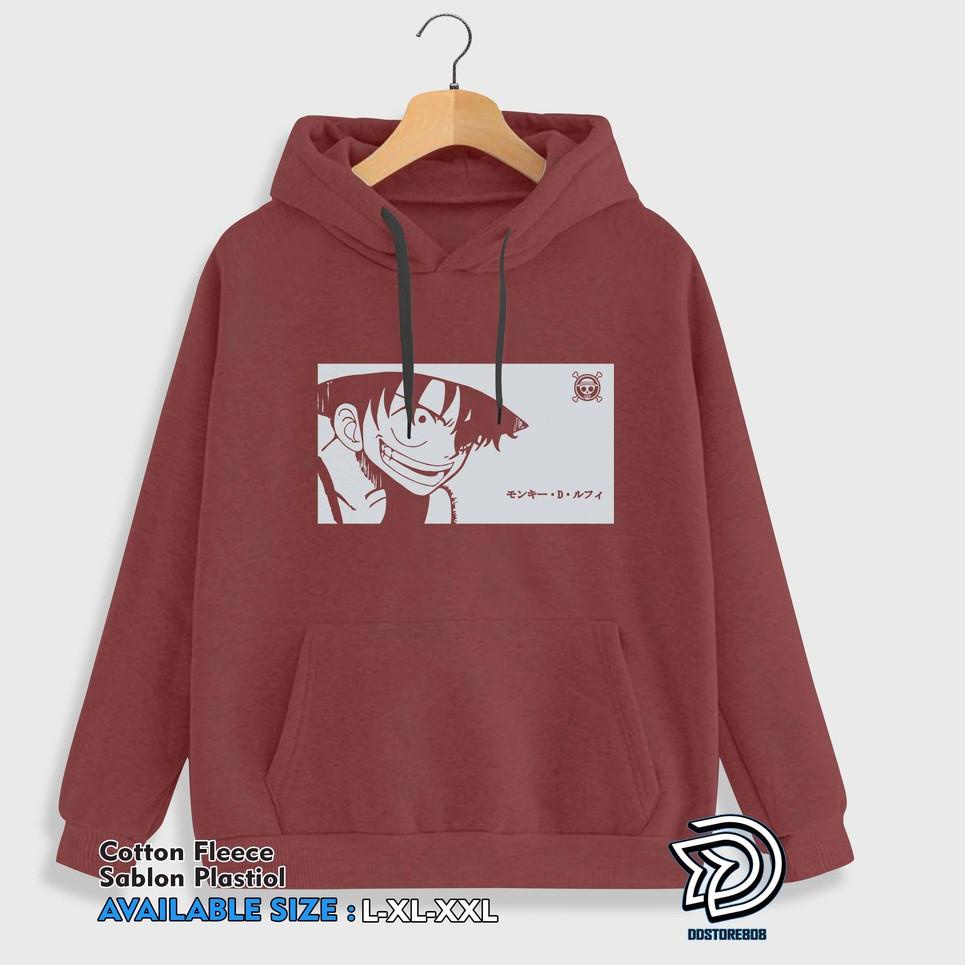 [KODE PRODUK 2156] HOODIE SWEATAER Distro Anime One Piece Luffy Zoro Sanji/ Hoodie pria /Sweater One