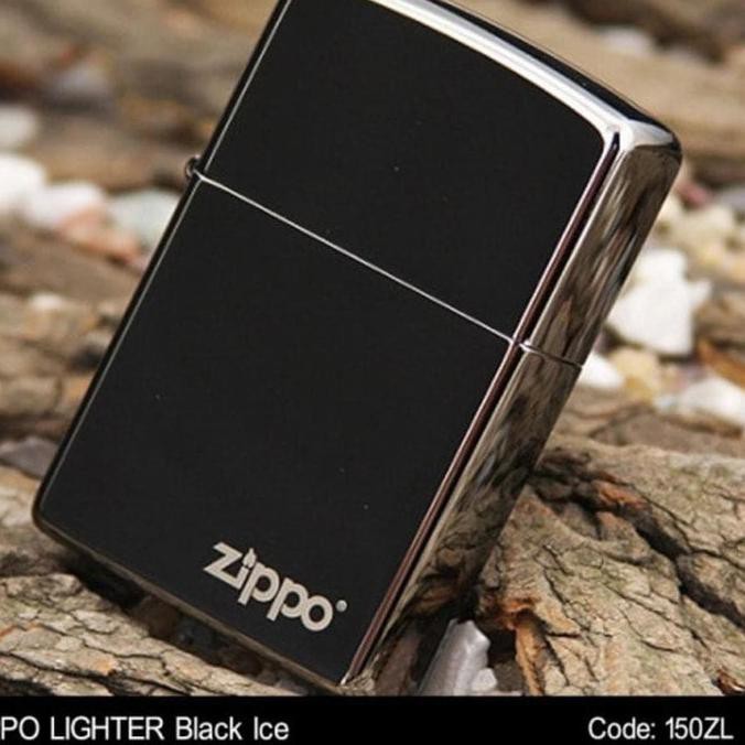 KOREK API ZIPPO BLACK ICE GRADE ORI