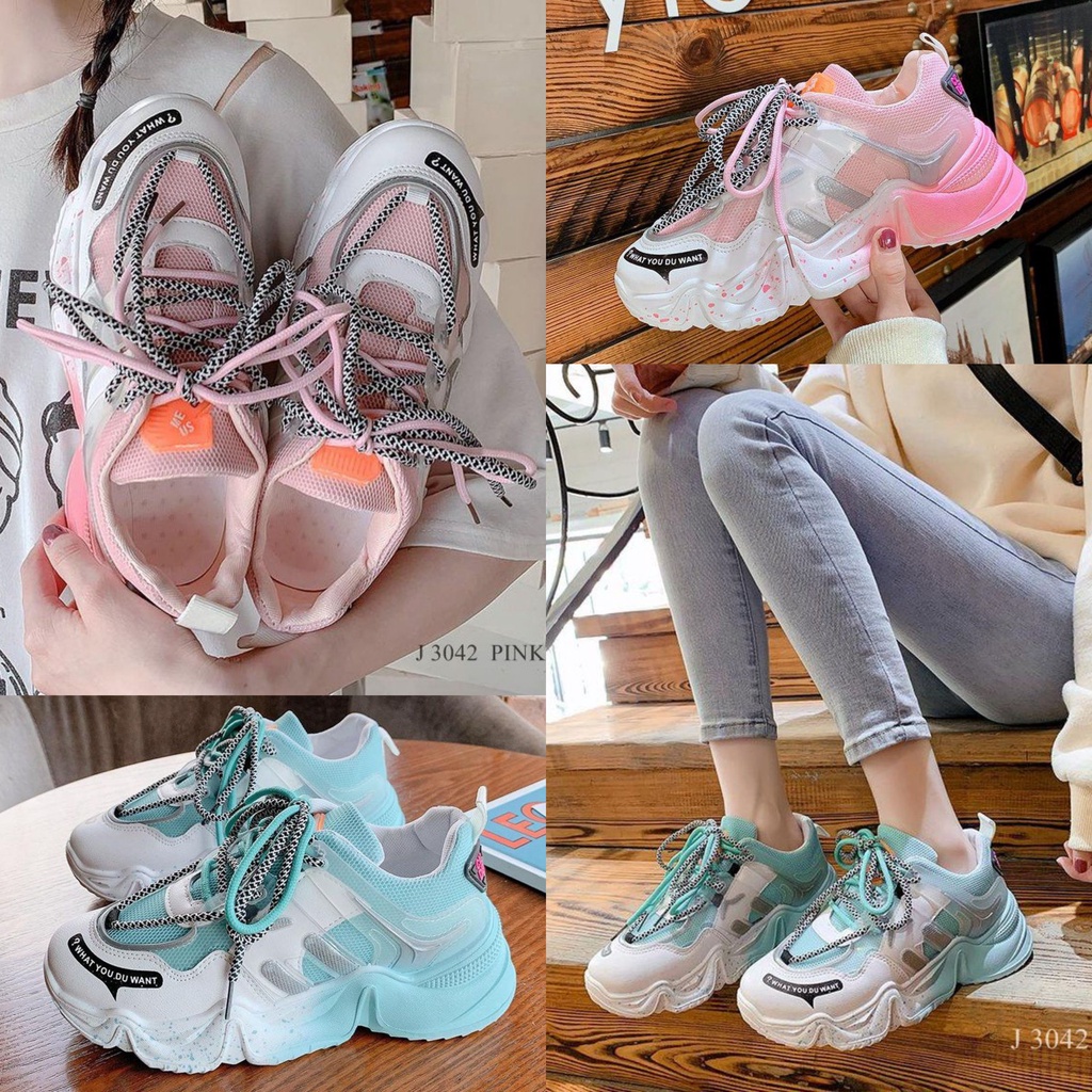 SEPATU SNEAKER WANITA ALA KOREA DAFNY 3042