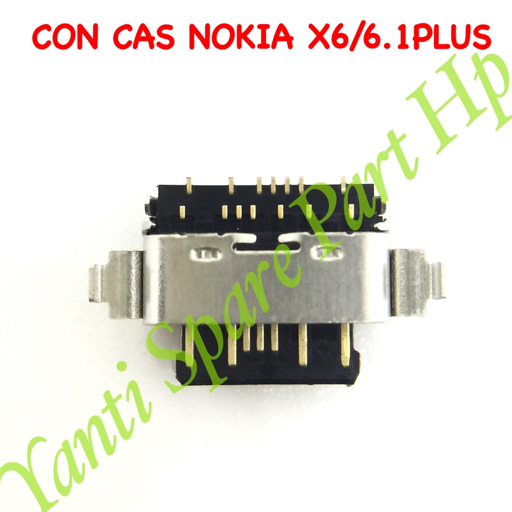 Konektor Charger Nokia X6 6 .1 6.1Plus Original Terlaris New