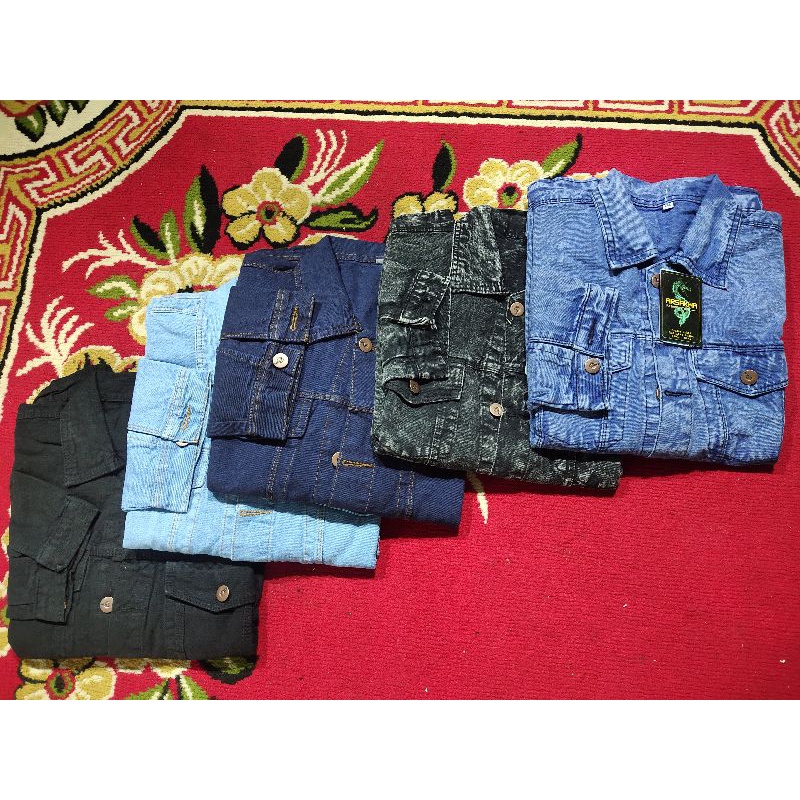 JAKET WANITA OVERISIZE JAKET DENIM JAKET JEANS PEREMPUAN MURAH STANDAR JUMBO