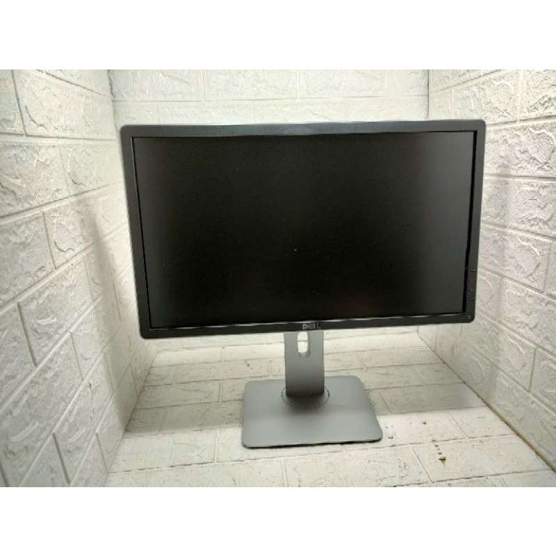 MONITOR DELL 22 INCH P2214HB LAYAR BISA DIPUTAR DAN NAIK TURUN LENGKAP KABEL DAN BERGARANSI