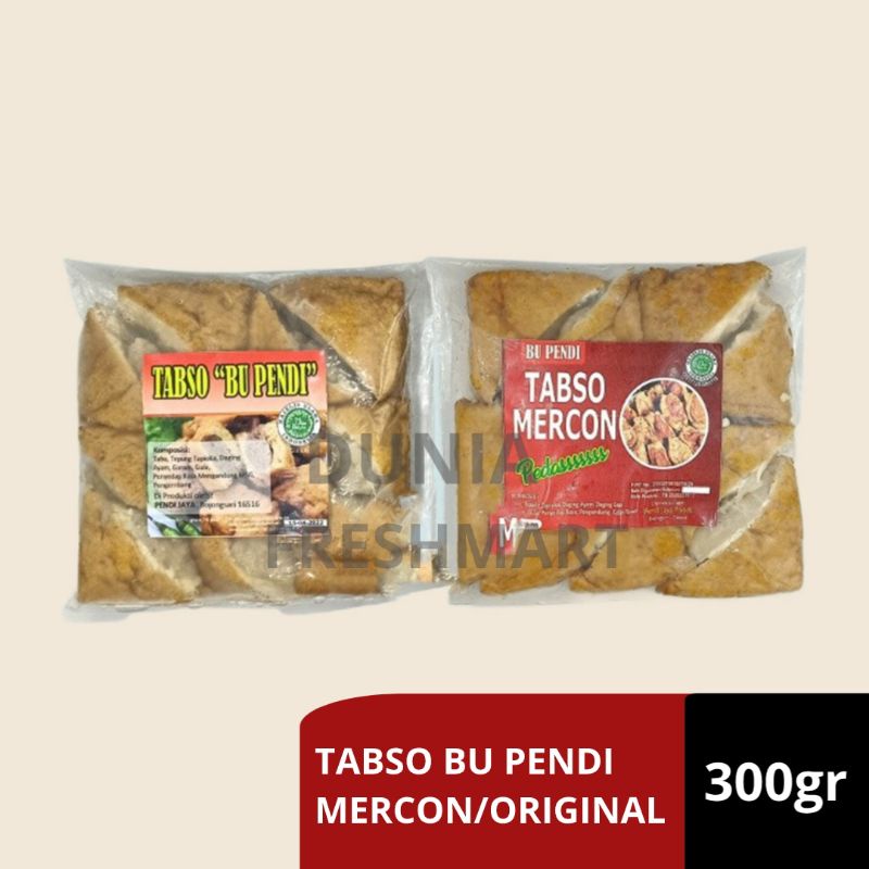 

TABSO BU PENDI TAHU BAKSO GORENG SEGITIGA ISI 10 300GRAM TAHU BAKSO ORIGINAL/MERCON