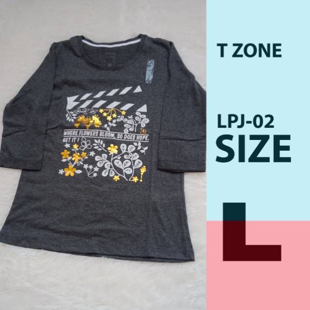 Kaos lengan panjang T Zone
