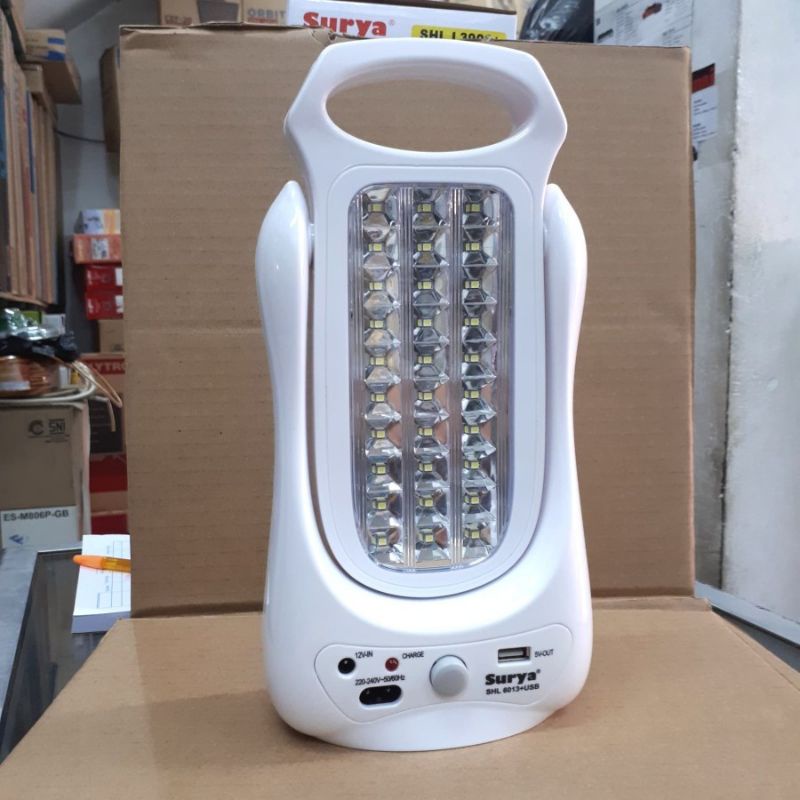 Lampu Emergency Surya SHL6013+USB