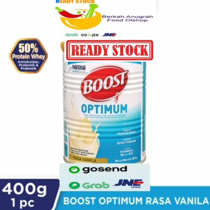 

[COD] NESTLE BOOST Optimum Susu Nutrisi Vanila Dewasa dan Lansia Kaleng 400g [COD]