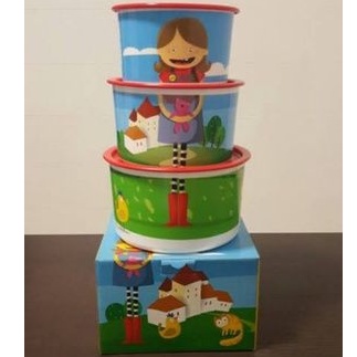 Happy canister Tupperware / Stoples Snack Tempat snack