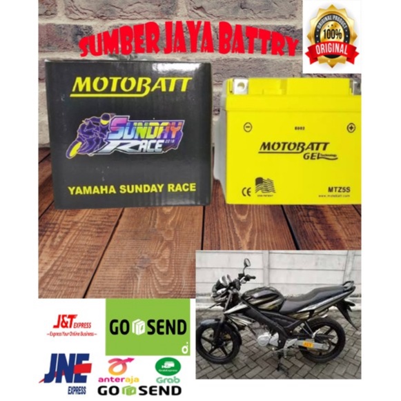 XC17 aki motor yamaha vixion old MTZ-5S MOTOBATT BERKUALITAS ORISINIL aki kering