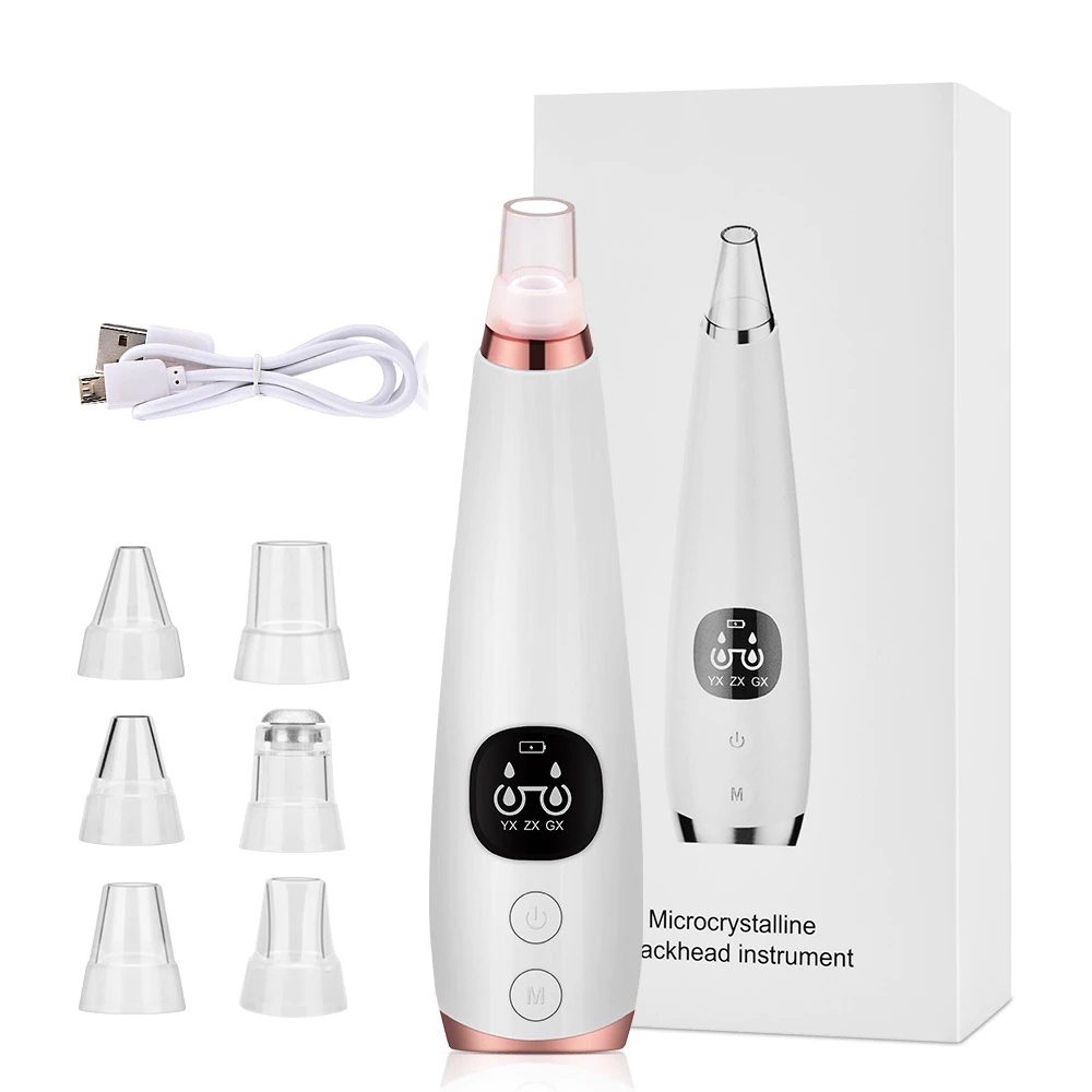 Vacuum Suction Komedo Wajah Skin Face Care Blackhead Pore Cleaner 6 Heads - MC-004