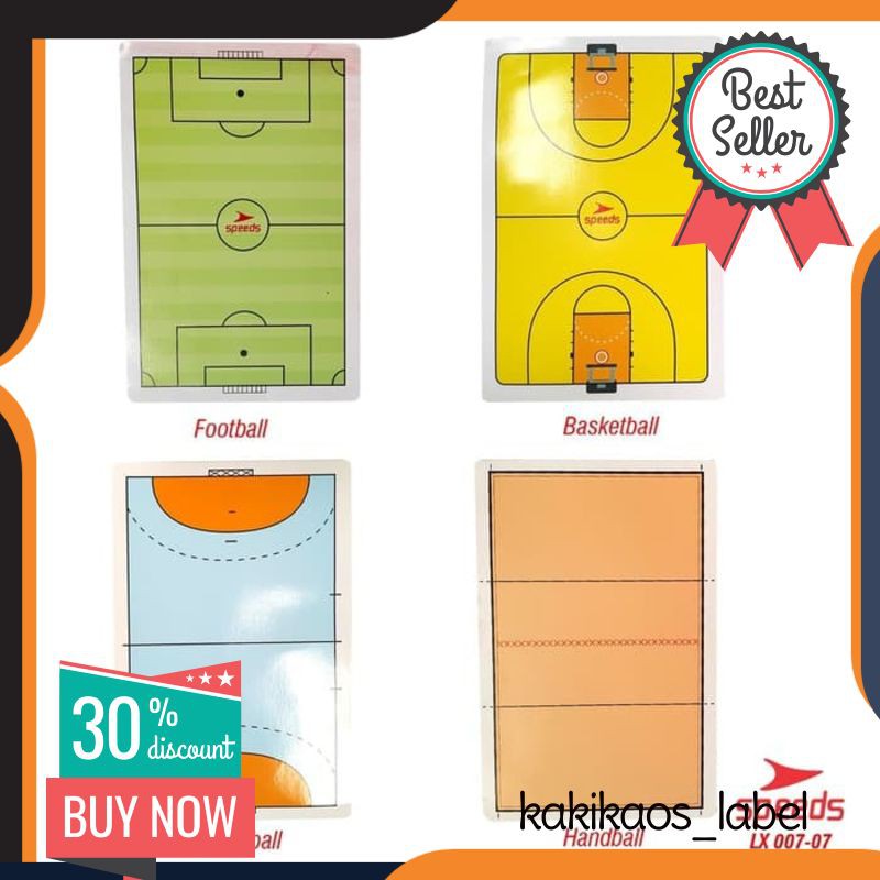 

Game Planner Buku Papan OlahRaga Pelatih coach 4in1 universal 007-7