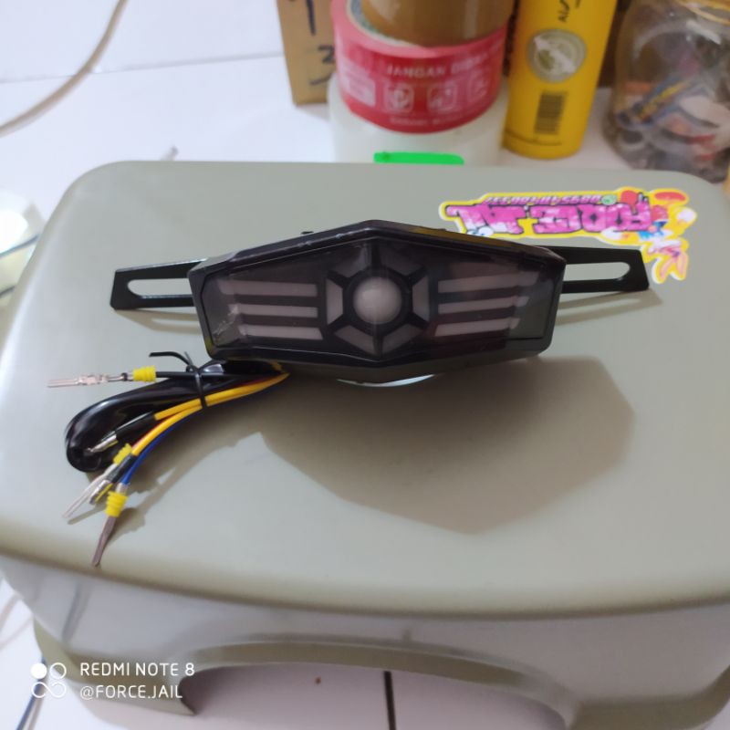 Lampu bawah jok rx king dan bisa juga diaplikasikan buat lampu belakang cb KLX crf vixion Ninja c70