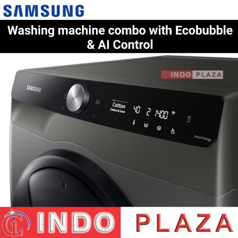 MESIN CUCI SAMSUNG FRONT LOADING  WW95T654DLX 9.5 Kg INVERTER ADD WASH - STEAM - ECO BUBBLE - AI CONTROL