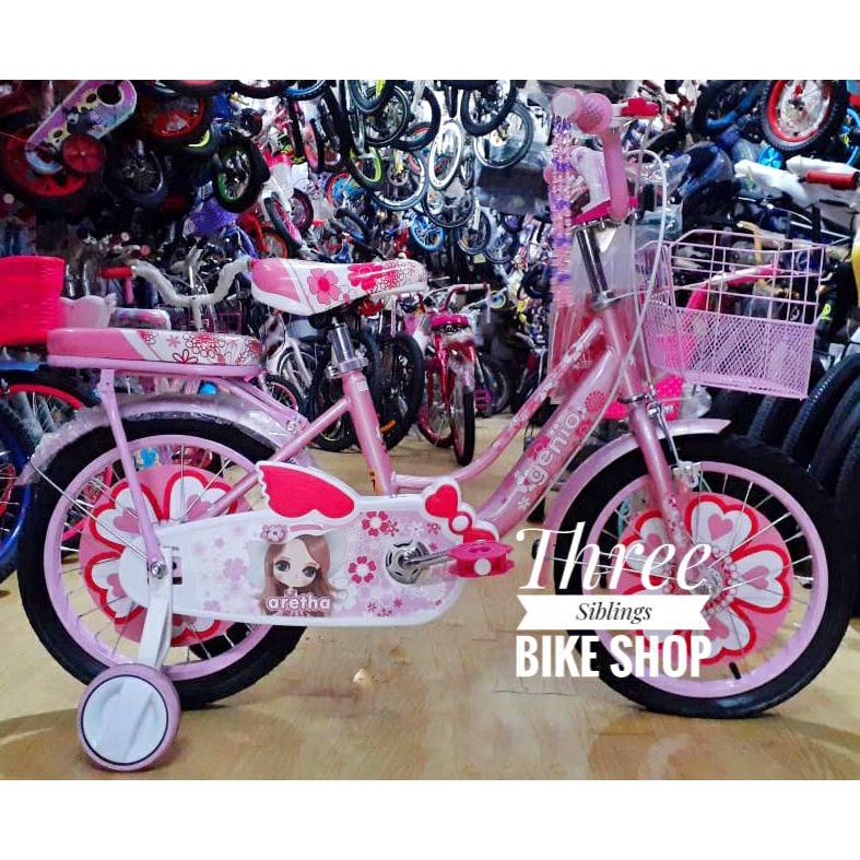 SEPEDA MINI ANAK GENIO ARETHA by UNITED 16 INCH - PINK