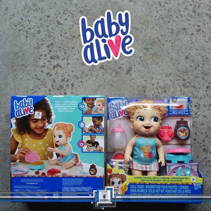 Dijual Baby Alive BREAKFAST TIME BABY Bisa makan minum pee poop KOMPLIT Limited