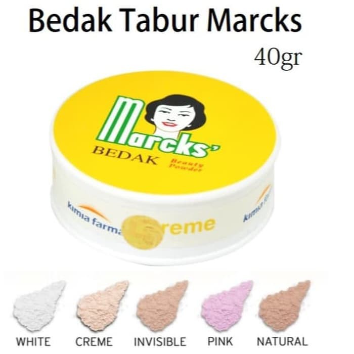 KINDSTORE❤ | BEDAK MARCKS 40 GRAM ORIGINAL 100% KEMASAN CLASSIC- BEDAK TABUR