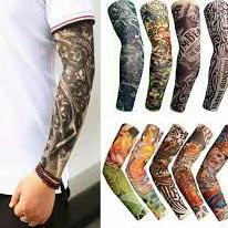 ☛ MANSET TANGAN TATTO PRIA - SARUNG LENGAN TATO PRINTING - MANSET TANGAN DEKER LENGAN ARM SLEEVE COW