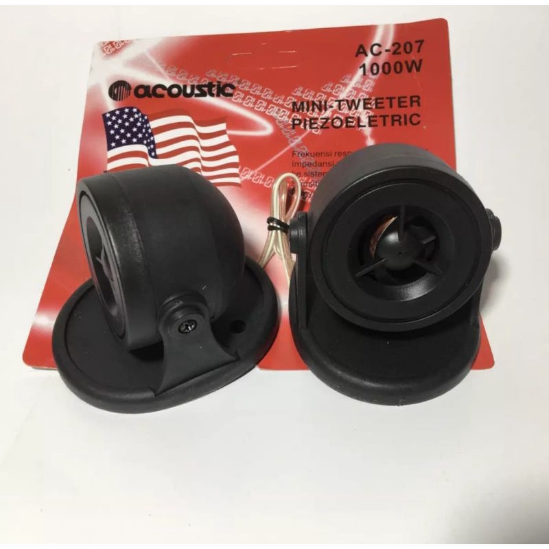 acoustic AC-207 acoustic tweeter mobil sepasang